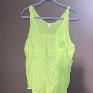 Neon Yellow Tank